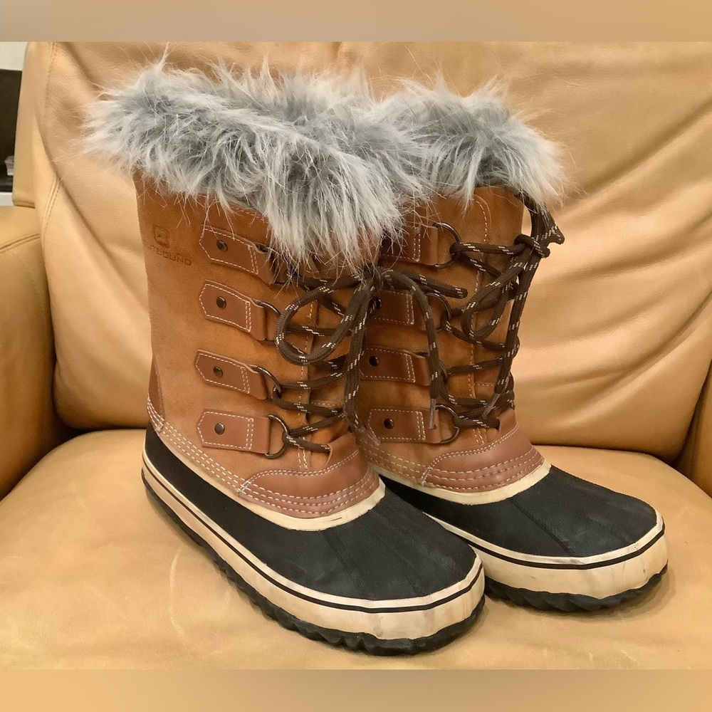 Outbound Winter Boots Women High Cut Boots Thinsulate Snow Rain Water Resistant - Picture 16 of 16